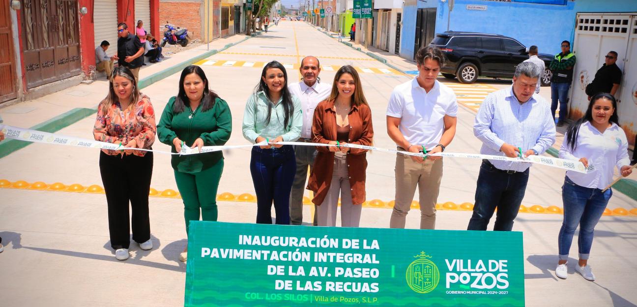 GOBIERNO DE VILLA DE POZOS TRANSFORMA VIALIDAD EN COLONIA LOS SILOS