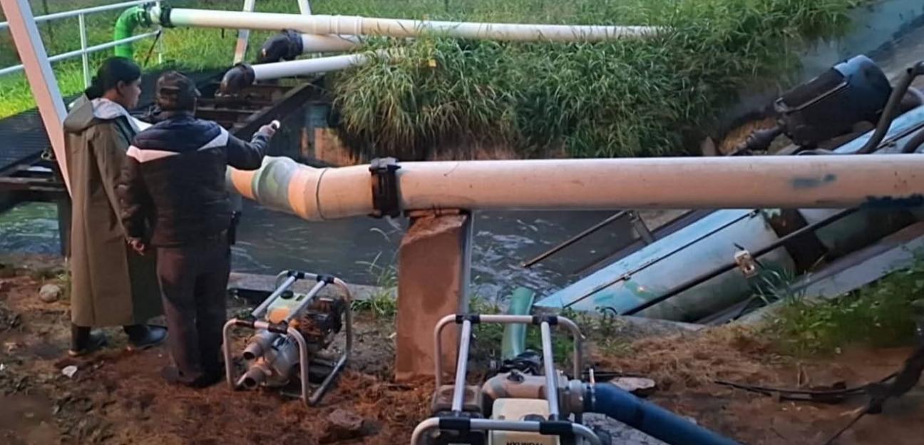 VILLA DE POZOS REFUERZA VIGILANCIA ANTE LLUVIAS