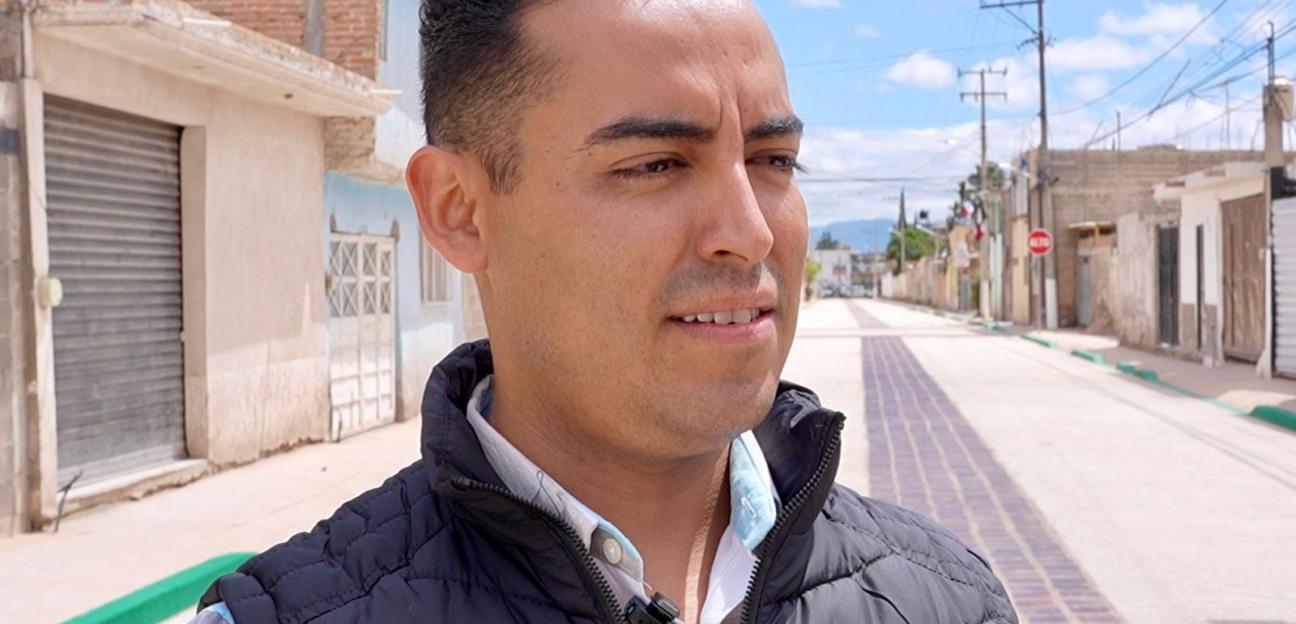 AGRADECEN A VILLA DE POZOS POR ATENDER SOLICITUD DE CALLE LOS CASTILLO