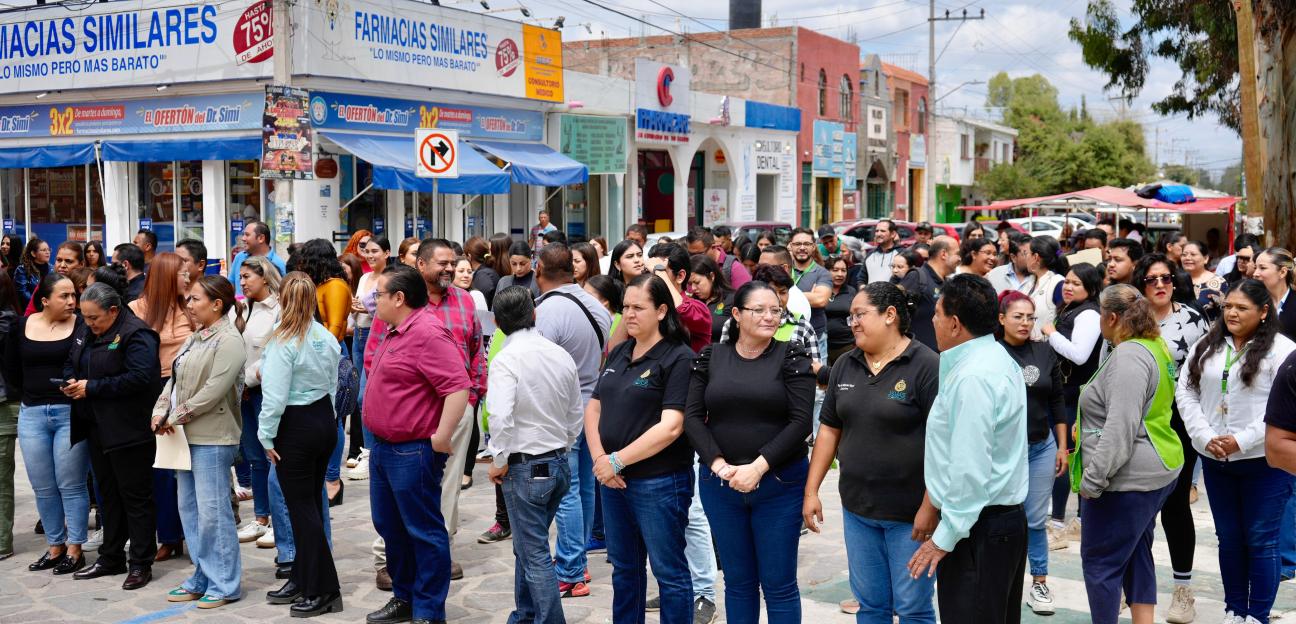 PARTICIPA VILLA DE POZOS EN SEGUNDO SIMULACRO NACIONAL 2025