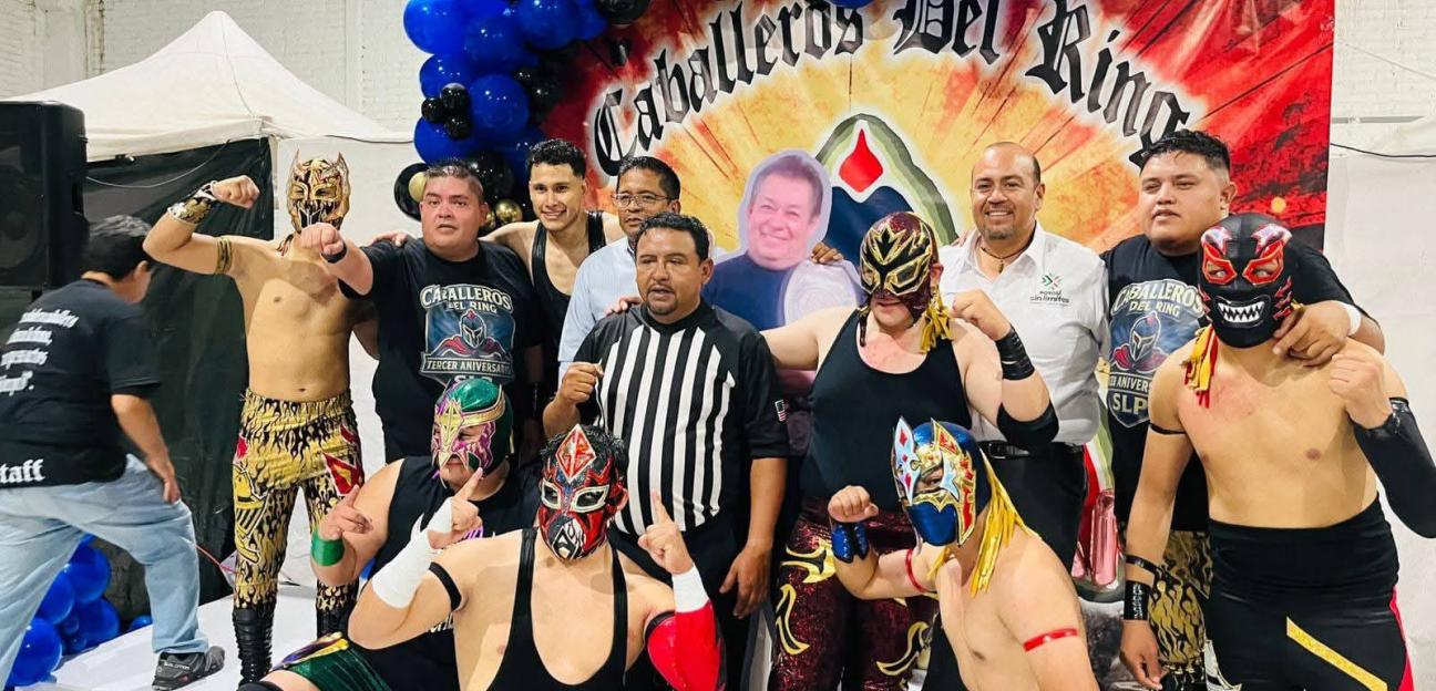 CELEBRAN DÍA NACIONAL DE LA LUCHA LIBRE EN VILLA DE POZOS