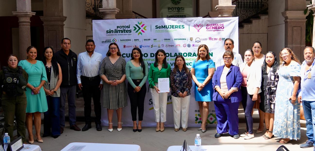 VILLA DE POZOS SE UNE A ESTRATEGIA INTEGRAL CONTRA VIOLENCIA DE GÉNERO