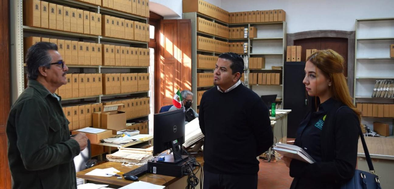 ARCHIVO MUNICIPAL DE VILLA DE POZOS FORTALECE LA PRESERVACIÓN DEL PATRIMONIO HISTÓRICO