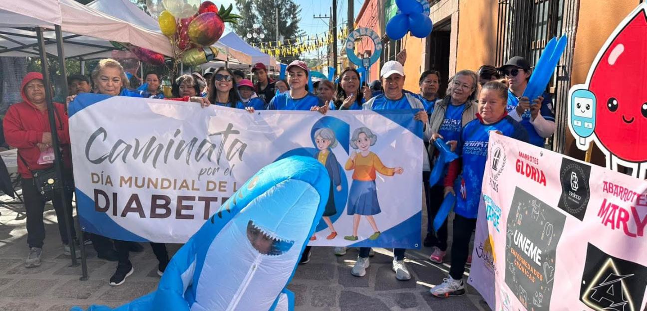 VILLA DE POZOS REFUERZA PREVENCIÓN EN EL DÍA MUNDIAL DE LA DIABETES