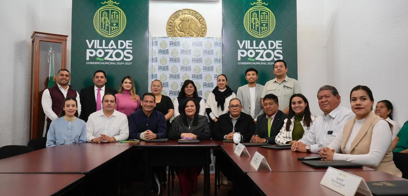 VILLA DE POZOS MANTIENE PUERTAS ABIERTAS CON TODOS LOS SECTORES