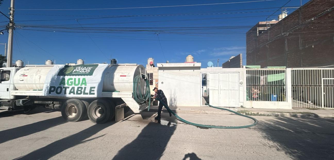 VILLA DE POZOS RESPONDE CON ACCIONES INMEDIATAS PARA GARANTIZAR AGUA