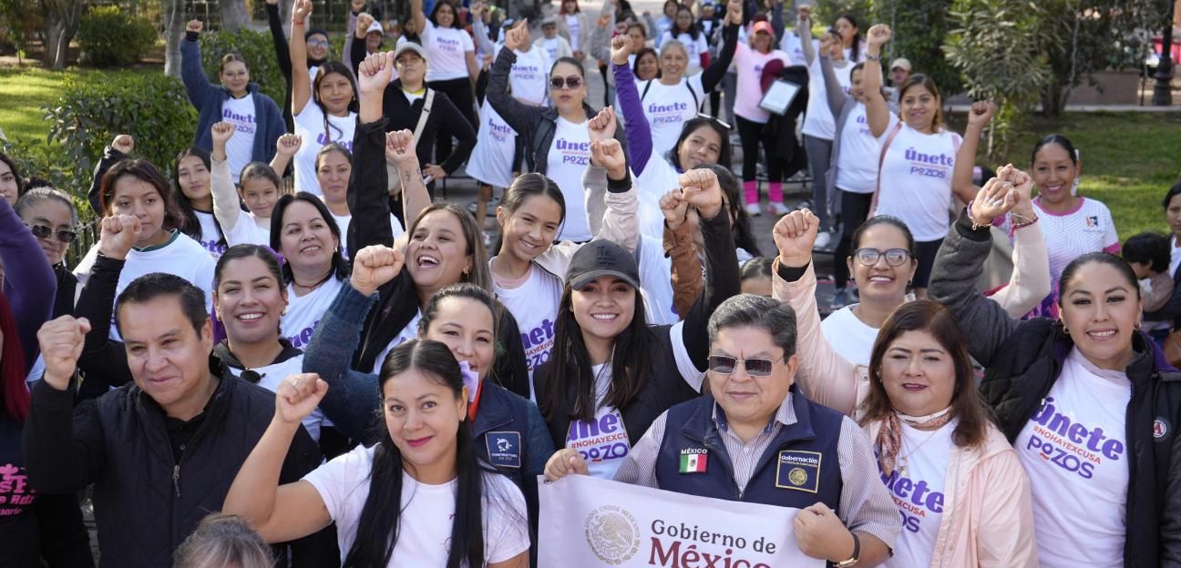 MUJERES DE VILLA DE POZOS SE UNEN POR LA IGUALDAD Y LA PAZ