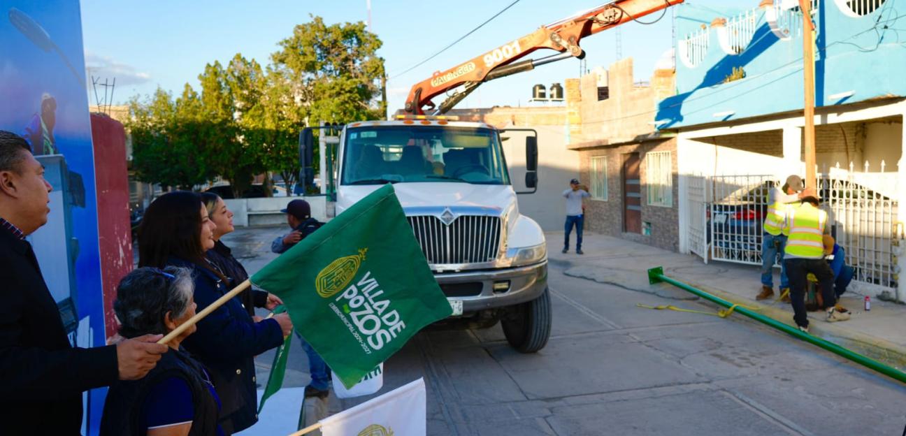VILLA DE POZOS ILUMINARÁ EL CORAZÓN DE LA ZONA URBANA DEL MUNICIPIO