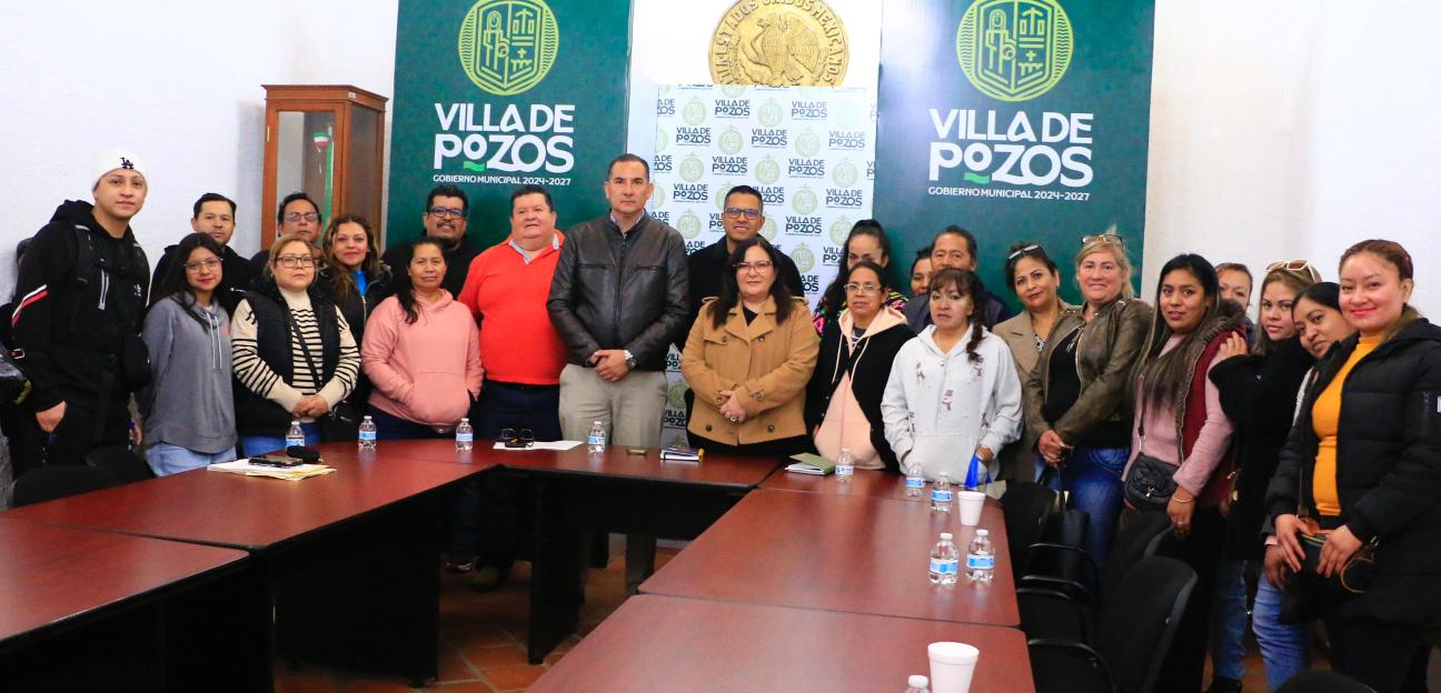 PATY ARADILLAS FORTALECE DIÁLOGO Y TRABAJO CONJUNTO CON COMERCIANTES DE VILLA DE POZOS