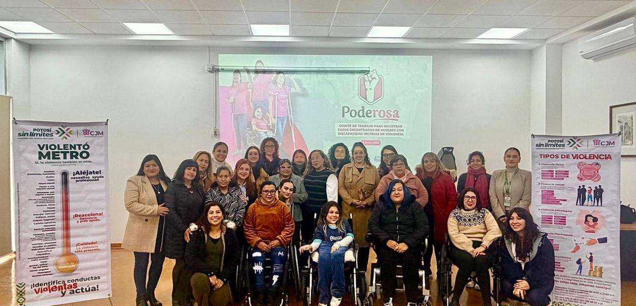 VILLA DE POZOS UNE ESFUERZOS PARA DAR ATENCIÓN A MUJERES CON DISCAPACIDAD VÍCTIMAS DE VIOLENCIA