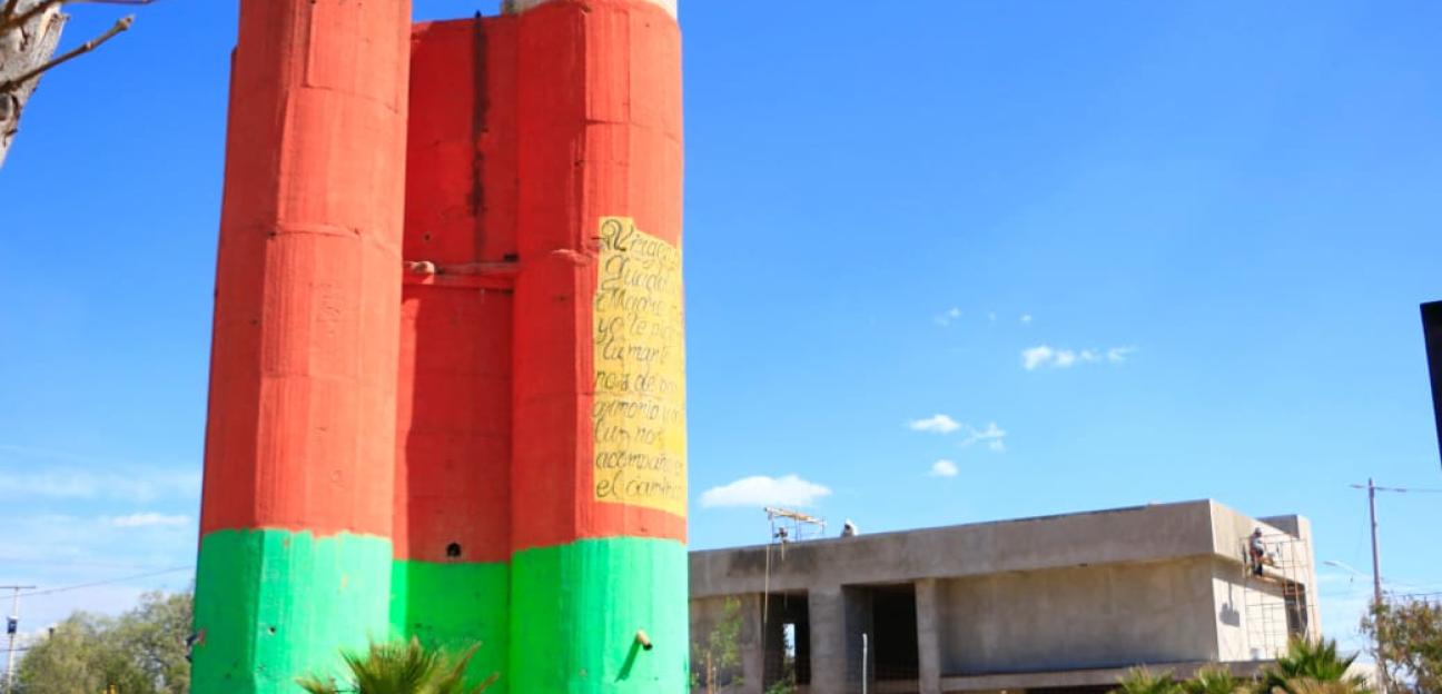 AVANZA LA REHABILITACIÓN INTEGRAL DE LA PLAZA LOS TUBOS EN LOS SILOS