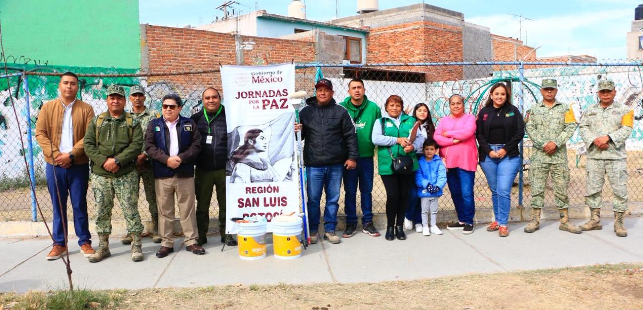VILLA DE POZOS LLEVA JORNADAS DE PAZ A LIBERTAD INFONAVIT