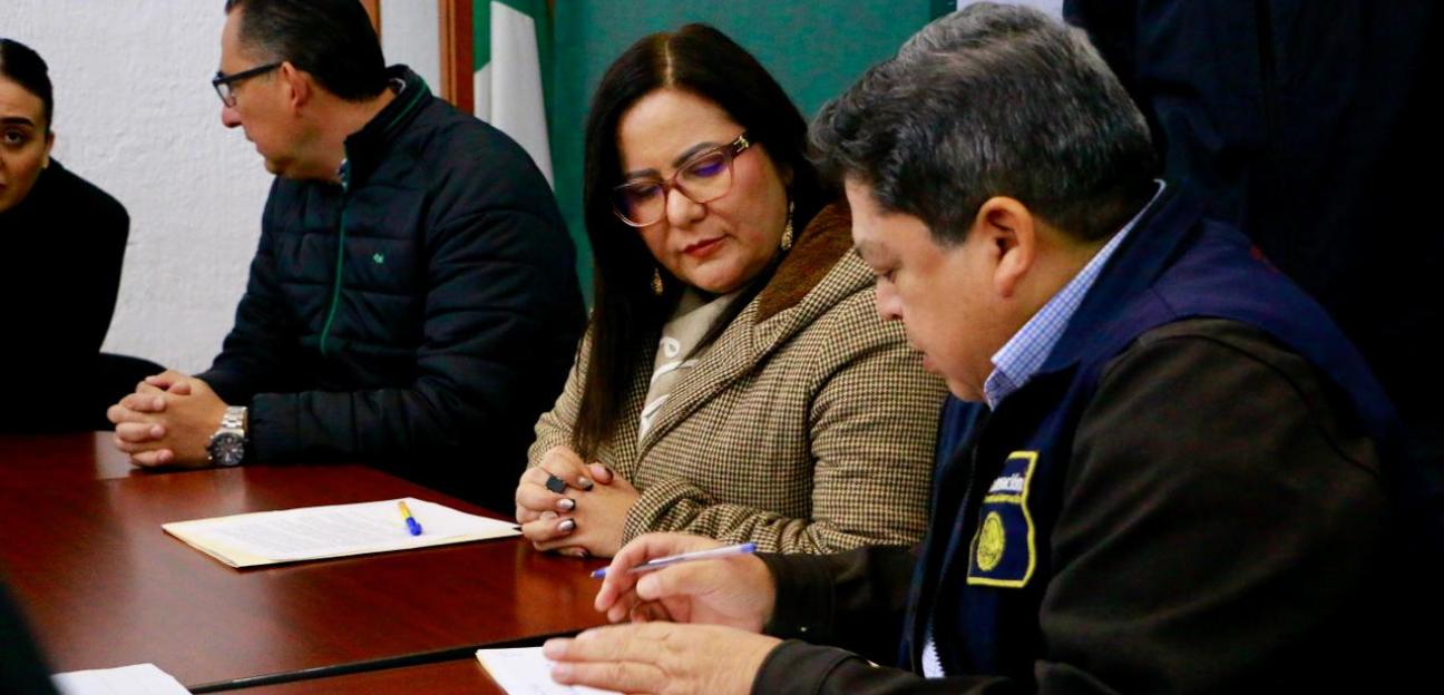 "VILLA DE POZOS AVANZA HACIA UN MUNICIPIO MÁS SEGURO": PATY ARADILLAS