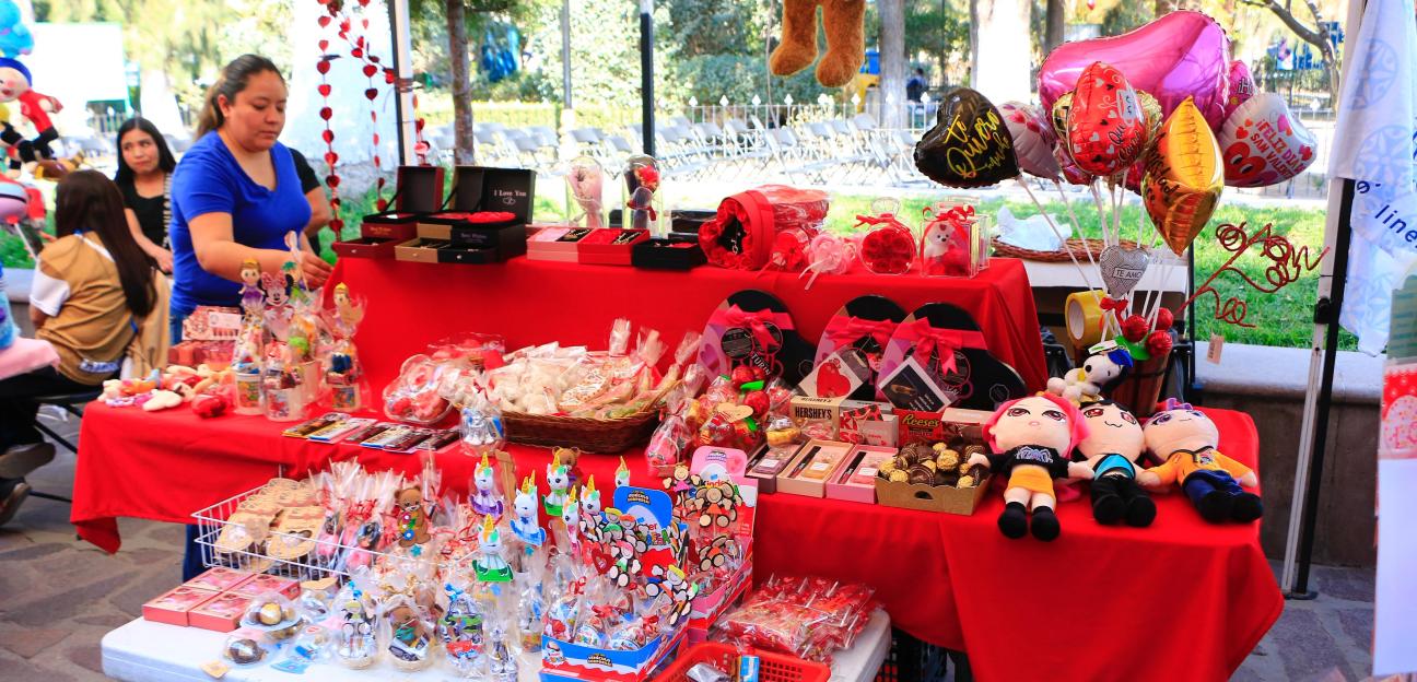 PABELLÓN DEL DÍA DEL AMOR Y LA AMISTAD IMPULSA LA ECONOMÍA LOCAL EN VILLA DE POZOS