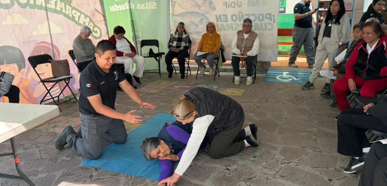 DIF VILLA DE POZOS FORTALECE LA CULTURA DE PREVENCIÓN CON PRIMEROS AUXILIOS