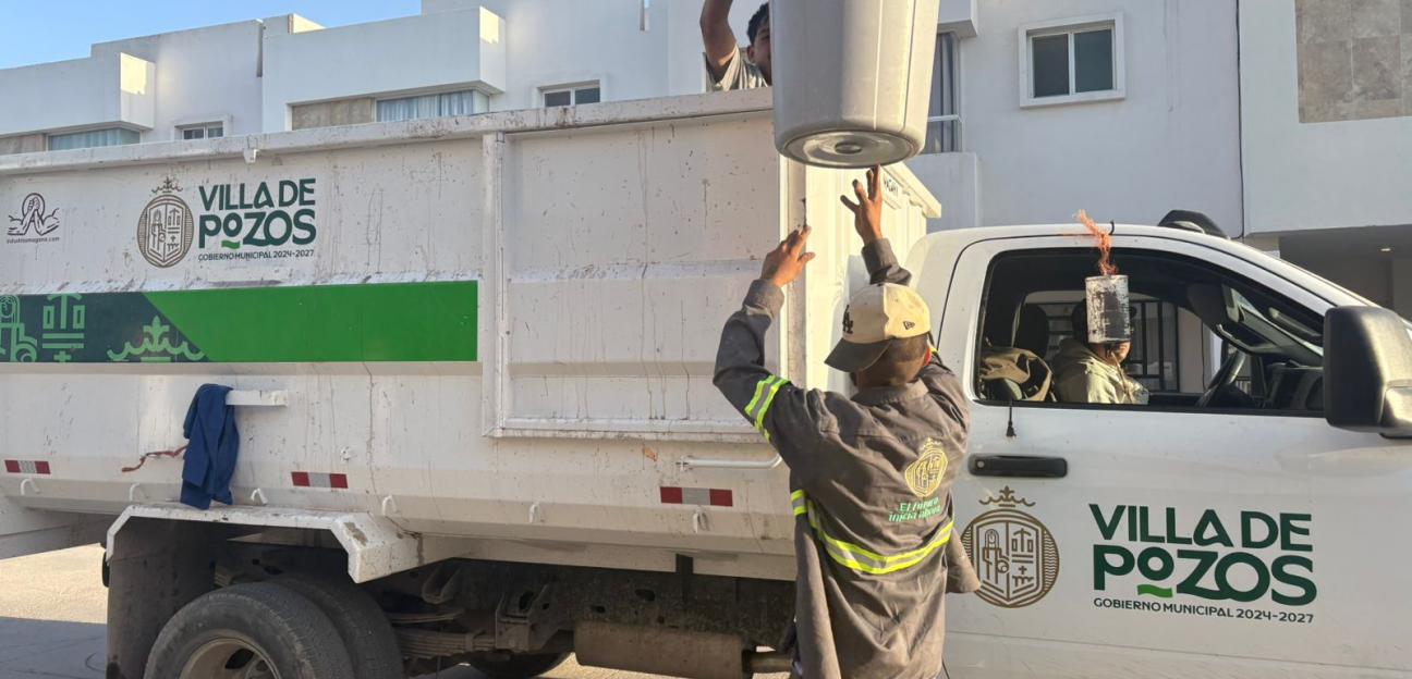 VILLA DE POZOS FORTALECE LA RECOLECCIÓN DE BASURA CON NUEVAS UNIDADES