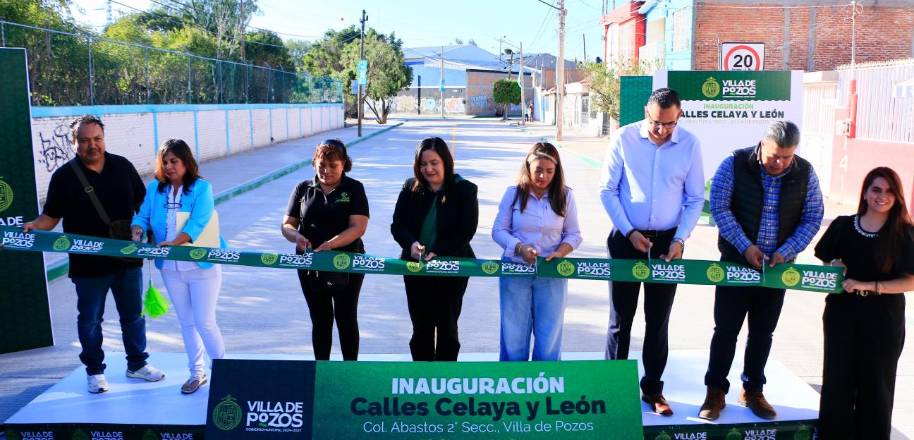 PATY ARADILLAS ENTREGA REHABILITACIÓN DE CALLES CELAYA Y LEÓN