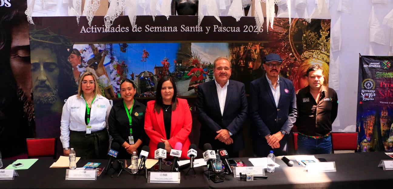 VILLA DE POZOS PRESENTA SU PROGRAMA DE SEMANA SANTA 2026, TRADICIÓN QUE UNE FE Y CULTURA