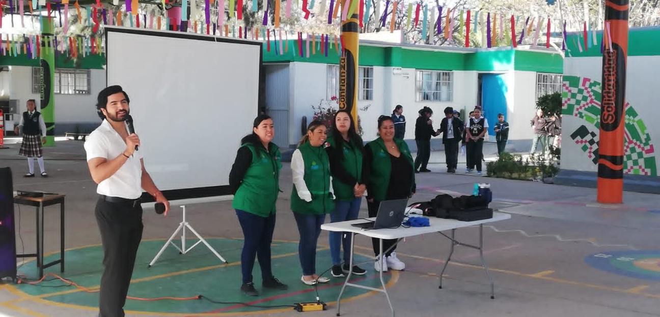 FORTALECEN PREVENCIÓN DE ADICCIONES EN COMUNIDAD ESCOLAR DE VILLA DE POZOS