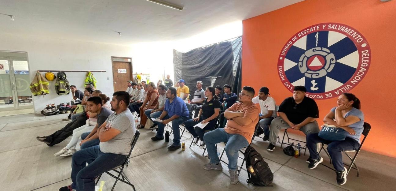 PROTECCIÓN CIVIL FORTALECE CAPACITACIÓN EN COMERCIOS E INDUSTRIAS DE VILLA DE POZOS