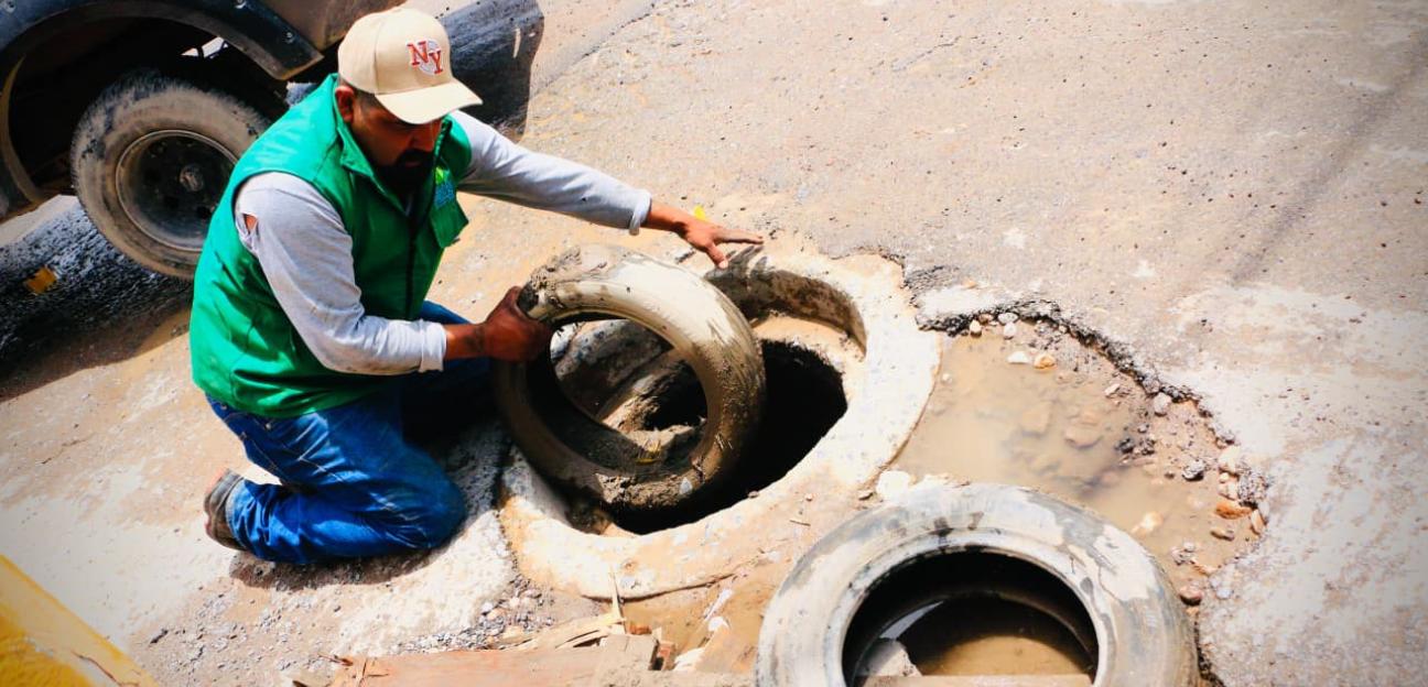 REFUERZAN TRABAJOS PREVENTIVOS ANTE TEMPORADA DE LLUVIAS