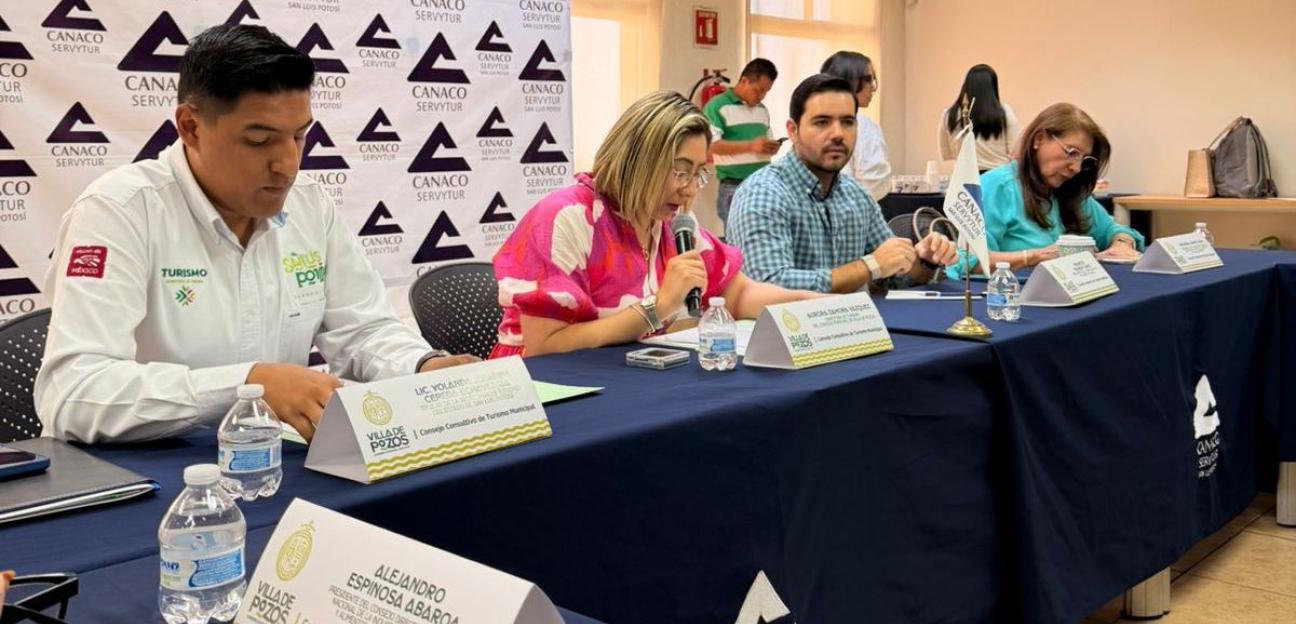 VILLA DE POZOS FORTALECE SU DESARROLLO TURÍSTICO CON ALIANZA ENTRE GOBIERNO Y SECTOR EMPRESARIAL