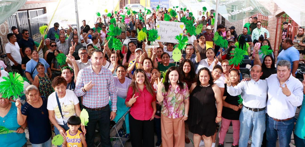 PATY ARADILLAS ENTREGA REHABILITACIÓN DE LA CALLE ROSARIO DEL POZO EN LOS SILOS