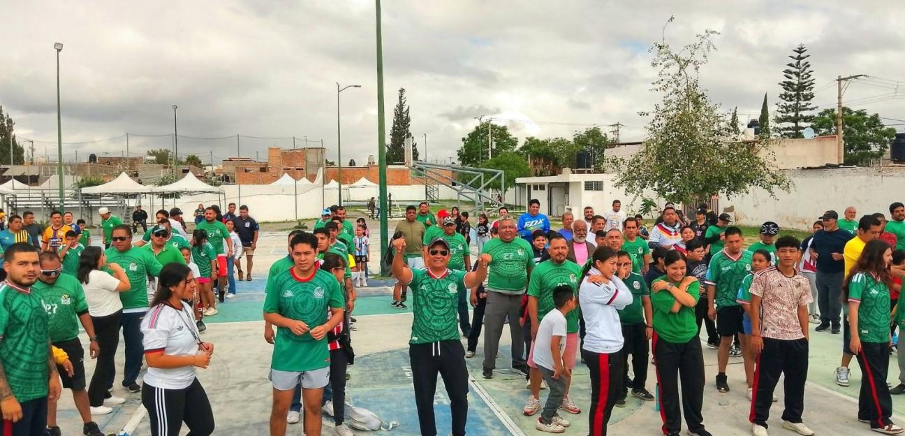 VILLA DE POZOS VIVE LA FIESTA DEL FUTBOL CON ACTIVACIONES DEPORTIVAS