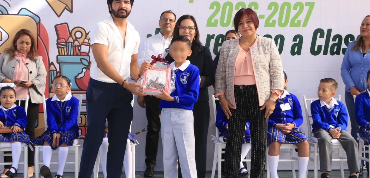 VILLA DE POZOS INAUGURA EL NUEVO CICLO ESCOLAR 2026-2027