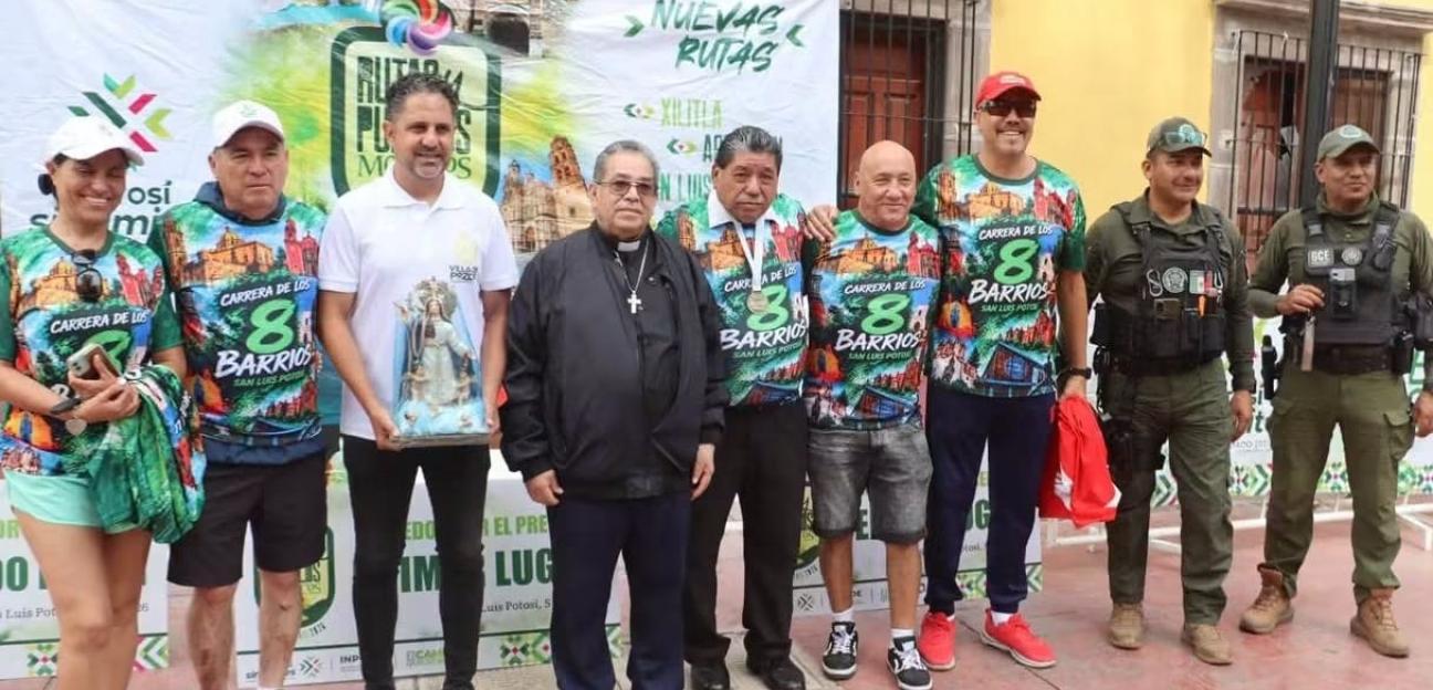 VILLA DE POZOS RECIBE LA ESTAFETA PARA EL SERIAL RUTAS Y PUEBLOS MÁGICOS