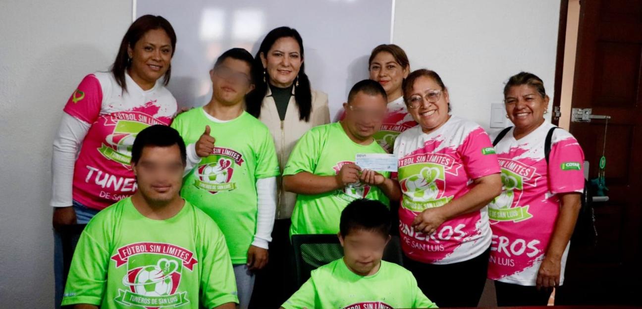VILLA DE POZOS APOYA EL DEPORTE Y DESARROLLO DE PERSONAS CON DISCAPACIDAD