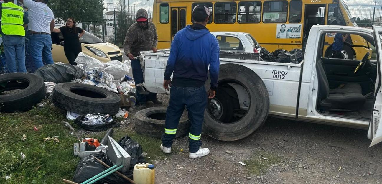 VILLA DE POZOS REFUERZA VIGILANCIA CONTRA TIRADEROS CLANDESTINOS