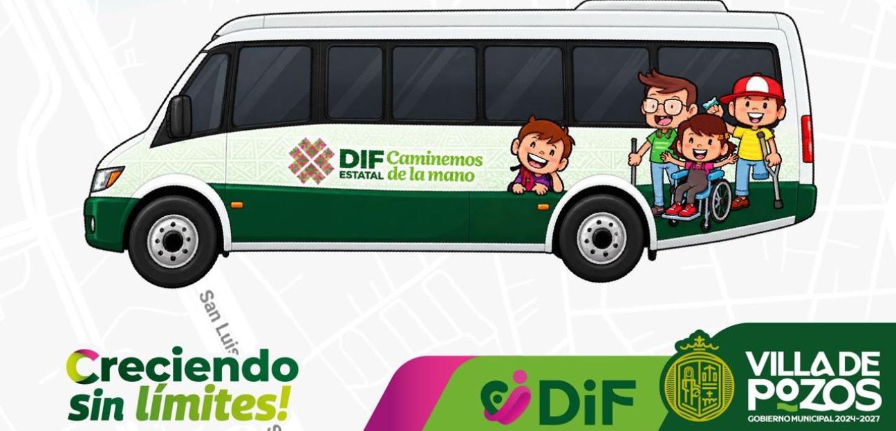VILLA DE POZOS BRINDA SERVICIO DE TRANSPORTE A USUARIOS DEL CREE