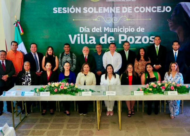 VILLA DE POZOS CONSOLIDA SU DESARROLLO A DOS AÑOS DE SU MUNICIPALIZACIÓN